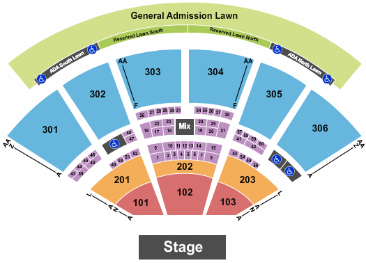 Utah First Credit Union Amphitheatre Utah First Credit Union Amphitheatre Seating Chart